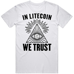 In Litecoin Ltc We Trust Cryptocurrency Investor Fan T Shirt In Litecoin Ltc We Trust Cryptocurrency Investor Fan T Shirt