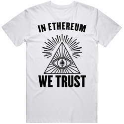 In Ethereum We Trust Cryptocurrency Eth Investor Fan T Shirt