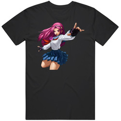 Athena Asamiya The King Of Fighters Fictional Music Group Fan T Shirt