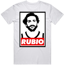 Ricky Rubio Utah Basketball Obey Parody Fan T Shirt