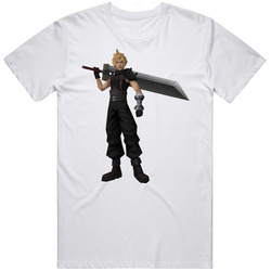 Cloud Strife Final Fantasy Vii Video Game Character T Shirt