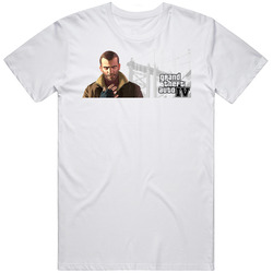 Nico Bellic Grand Theft Auto Iv Video Game Character T Shirt