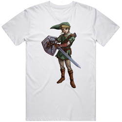 Link The Legend Of Zelda Video Game Character T Shirt