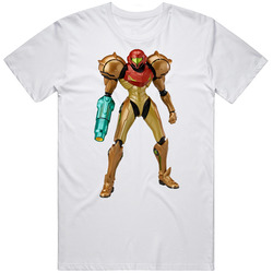 Samus Aran Metroid Video Game Character T Shirt