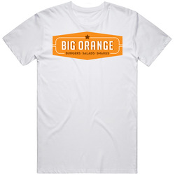 Big Orange Burgers Salads Shakes Food Fan T Shirt