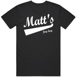 Matt's Juicy Lucy Burger Food Fan T Shirt