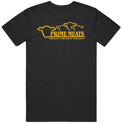 Prime Meats Burger Food Fan T Shirt
