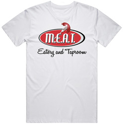 Meat Eatery & Taproom Burger Food Fan T Shirt