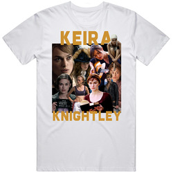 Keira Knightley Movies Mashup Hollywood Actor Super Fan T Shirt
