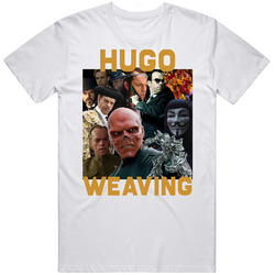 Hugo Weaving Movies Mashup Hollywood Actor Super Fan T Shirt