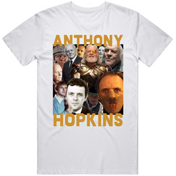 Anthony Hopkins Movies Mashup Hollywood Actor Super Fan T Shirt