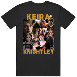 Keira Knightley Movies Mashup Hollywood Actor Fan T Shirt