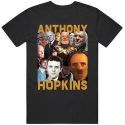 Anthony Hopkins Movies Mashup Hollywood Actor Fan T Shirt