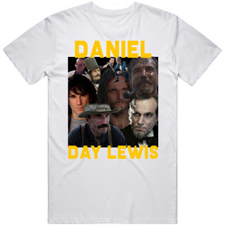Daniel Day Lewis Movies Mashup Hollywood Actor Super Fan T Shirt