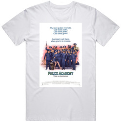 Police Academy Retro Movie  Fan T Shirt