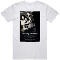 Running On Empty Retro Movie  Fan T Shirt