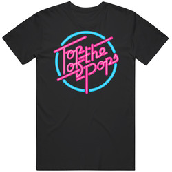 Top Of The Pops Neon Sign T Shirt
