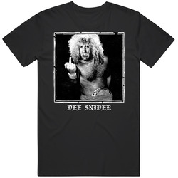 Dee Snider Middle Finger Worn Look T Shirt