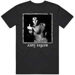 Andy Taylor Middle Finger Worn Look T Shirt