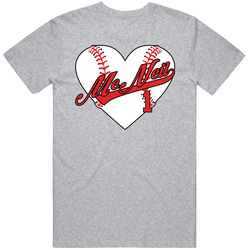 Jeff Mcneil Baseball Heart T Shirt