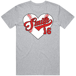 Will Smith Baseball Heart T Shirt