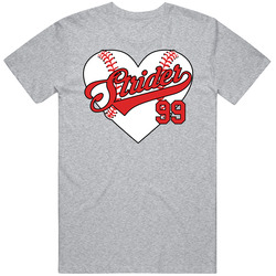 Spencer Strider Baseball Heart T Shirt