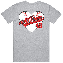Jacob Degrom Baseball Heart T Shirt