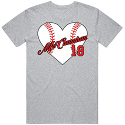 Shane Mcclanahan Baseball Heart T Shirt