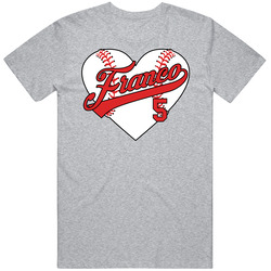 Wander Franco Baseball Heart T Shirt