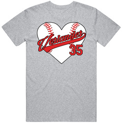 Justin Verlander Baseball Heart T Shirt
