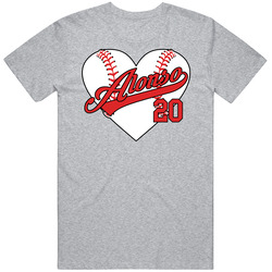 Pete Alonso Baseball Heart T Shirt