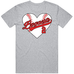 Xander Bogaerts Baseball Heart T Shirt