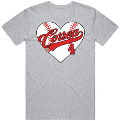 Carlos Correa Baseball Heart T Shirt