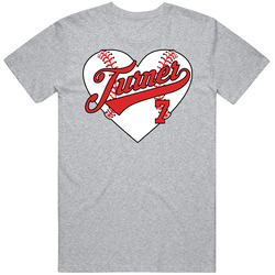 Trea Turner Baseball Heart T Shirt