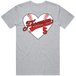 Freddie Freeman Baseball Heart T Shirt