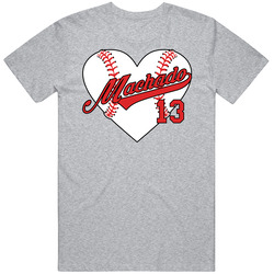 Manny Machado Baseball Heart T Shirt