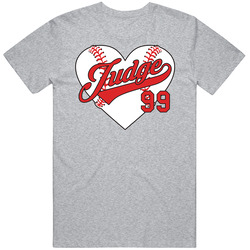 Aaron Judge Baseball Heart T Shirt
