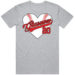 Tyler Glasnow Baseball Heart T Shirt