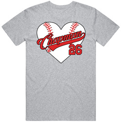 Matt Chapman Baseball Heart T Shirt