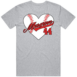 Joe Musgrove Baseball Heart T Shirt