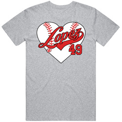 Pablo Lopez Baseball Heart T Shirt