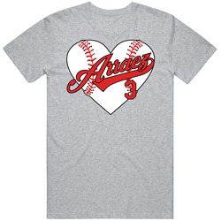 Luis Arraez Baseball Heart T Shirt