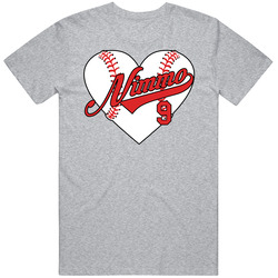 Brandon Nimmo Baseball Heart T Shirt