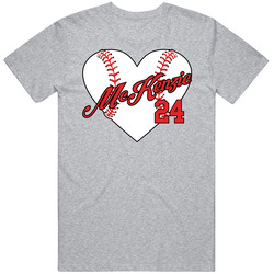 Triston Mckenzie Baseball Heart T Shirt