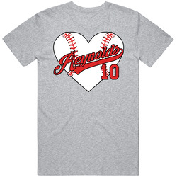 Bryan Reynolds Baseball Heart T Shirt