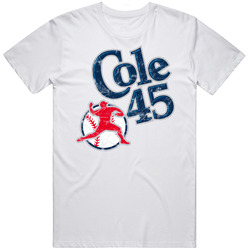 Gerrit Cole 45 Pitcher Worn Look T Shirt