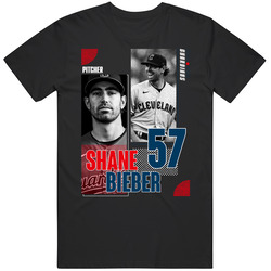 Shane Bieber Athlete Graphic T Shirt