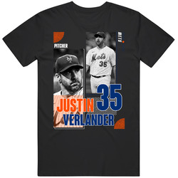 Justin Verlander Athlete Graphic T Shirt