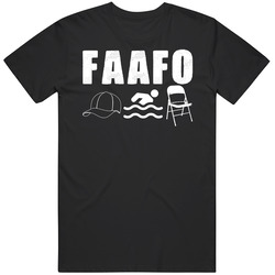 Fck Around Find Out Alabama Swimmer Cap Folding Chair T Shirt