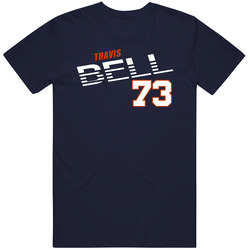Travis Bell 73 Favorite Player Football Fan T Shirt